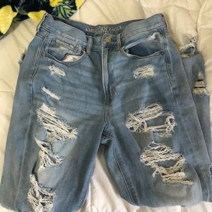 AEO mom jeans